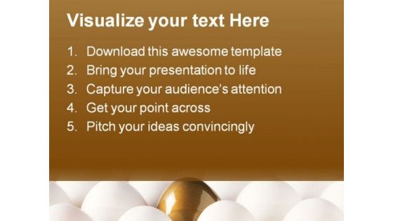 Golden Egg Leadership PowerPoint Templates And PowerPoint Backgrounds 0411