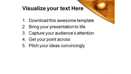 Golden Egg Leadership PowerPoint Templates And PowerPoint Backgrounds 0611