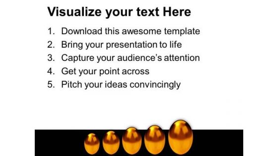 Golden Egg Savings Money PowerPoint Templates And PowerPoint Themes 1012
