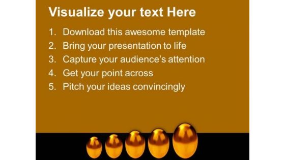 Golden Egg Savings Money PowerPoint Templates And PowerPoint Themes 1012