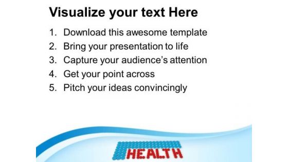 Good Nutrition Makes Health Is Wealth PowerPoint Templates Ppt Backgrounds For Slides 0313