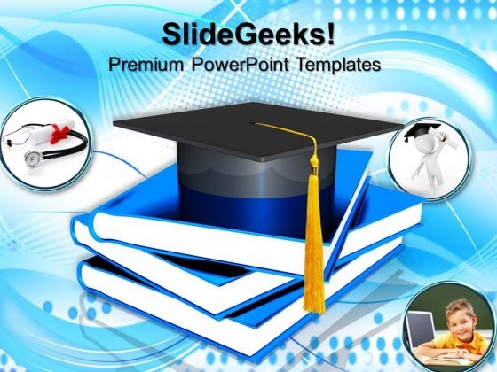 Graduation Concept Education PowerPoint Templates And PowerPoint Themes 0812