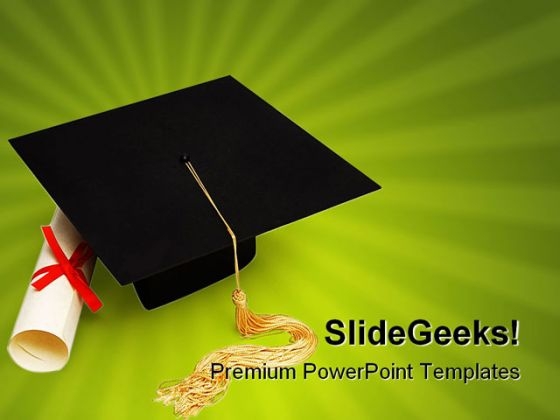 Graduation Education PowerPoint Backgrounds And Templates 1210