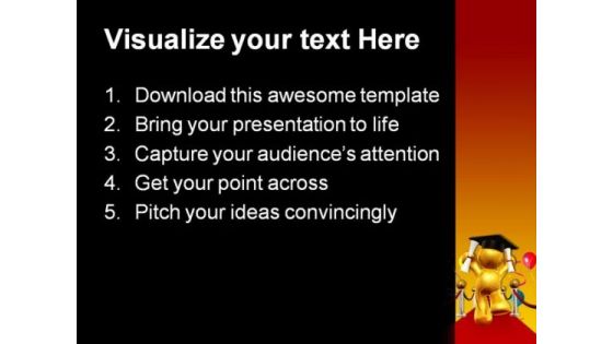 Graduation Education PowerPoint Template 0810