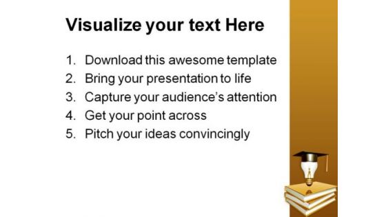 Graduation Education PowerPoint Template 1110