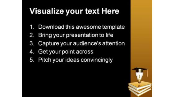 Graduation Education PowerPoint Template 1110