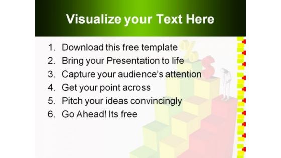 Creative Business Graph PowerPoint Template