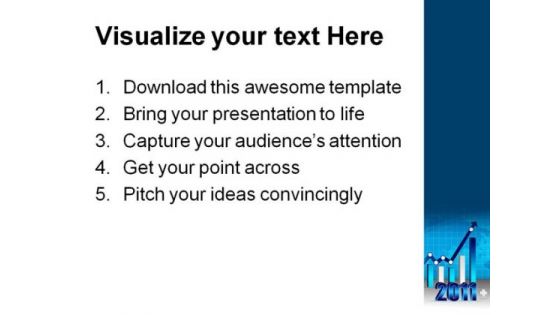 Graph 2011 Business PowerPoint Template 0810