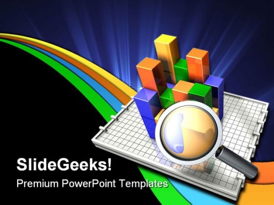 Graph Business PowerPoint Template 0510