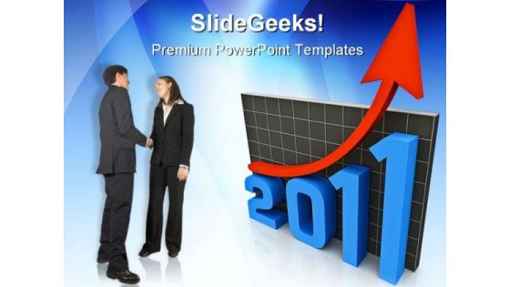 Graph In 2011 Business PowerPoint Backgrounds And Templates 1210