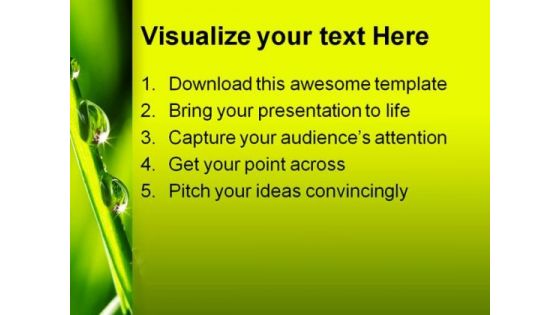 Grass Nature PowerPoint Themes And PowerPoint Slides 0411