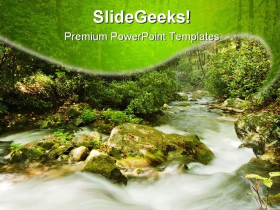Great Smoky Mountains Nature PowerPoint Themes And PowerPoint Slides 0611