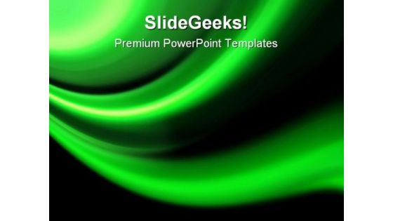 Green Abstract Beauty PowerPoint Backgrounds And Templates 1210