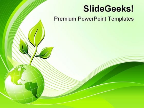 Green Abstract Lines Background PowerPoint Themes And PowerPoint Slides 0611