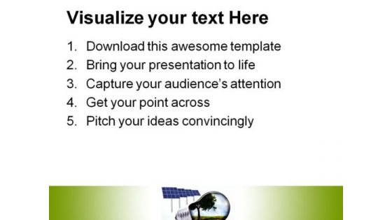 Green Energy Environment PowerPoint Templates And PowerPoint Backgrounds 0811
