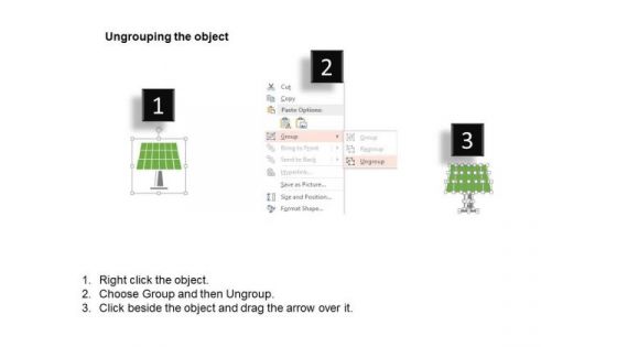 Green Energy Icons For Factory Solar Light Symbols Ppt Slides Graphics