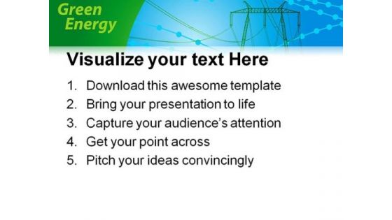 Green Energy Plant Technology PowerPoint Templates And PowerPoint Backgrounds 0311