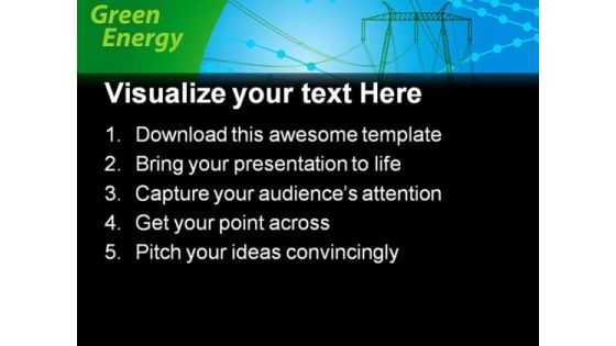 Green Energy Plant Technology PowerPoint Templates And PowerPoint Backgrounds 0311