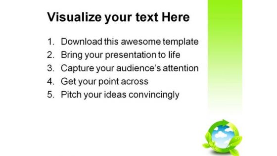 Green Environment Element Nature PowerPoint Background And Template 1210
