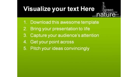 Green Environmental Nature PowerPoint Templates And PowerPoint Backgrounds 0611