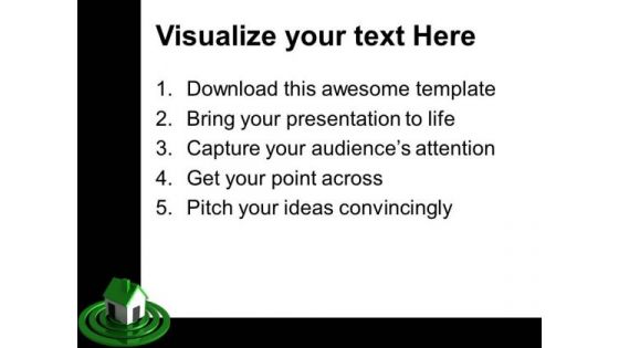 Green Home Target Family PowerPoint Templates And PowerPoint Themes 0712