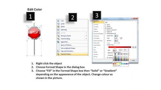 Green Red Stop Go Sign Traffic Direction PowerPoint Slides And Ppt Diagram Templates