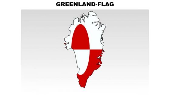 Greenland Country PowerPoint Flags