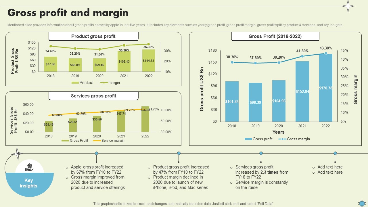 Gross Profit And Margin Consumer Electronics Company Profile CP SS V