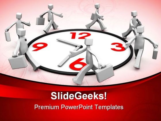 Group Of Business Men Business PowerPoint Template 1110