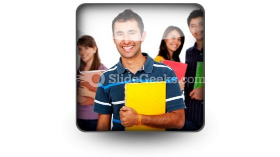 Group Of Students02 PowerPoint Icon S