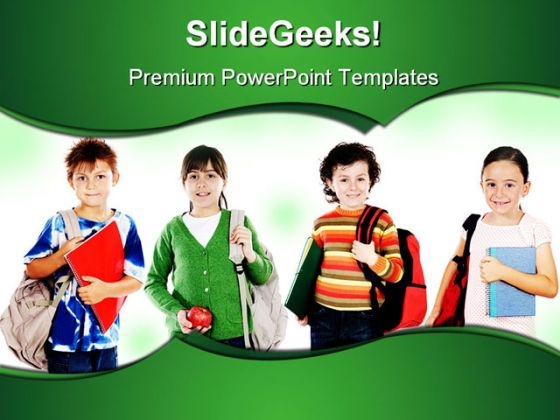 Group Of Students Education PowerPoint Backgrounds And Templates 1210