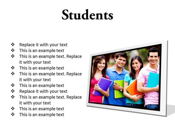 Group Of Students Education PowerPoint Presentation Slides F