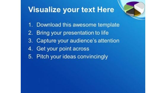Growth Factors As Pie Chart Business PowerPoint Templates Ppt Backgrounds For Slides 0413