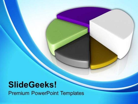 Growth Factors As Pie Chart Business PowerPoint Templates Ppt Backgrounds For Slides 0413