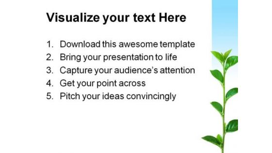 Growth Nature PowerPoint Templates And PowerPoint Backgrounds 0611