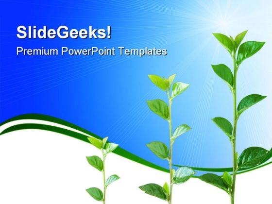 Growth Nature PowerPoint Templates And PowerPoint Backgrounds 0611