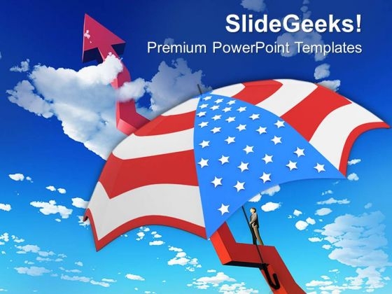Growth Of Usa American Statistics PowerPoint Templates Ppt Backgrounds For Slides 0813