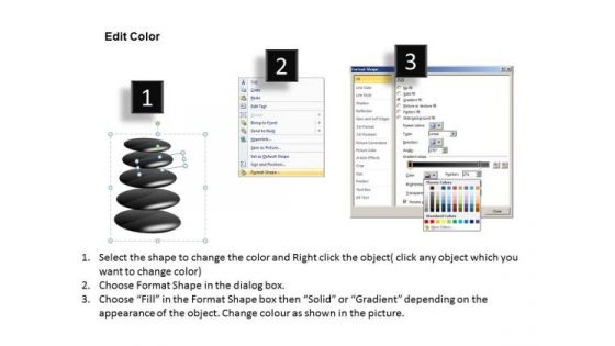 Growth Statistics Stone PowerPoint Slides And Ppt Diagram Templates