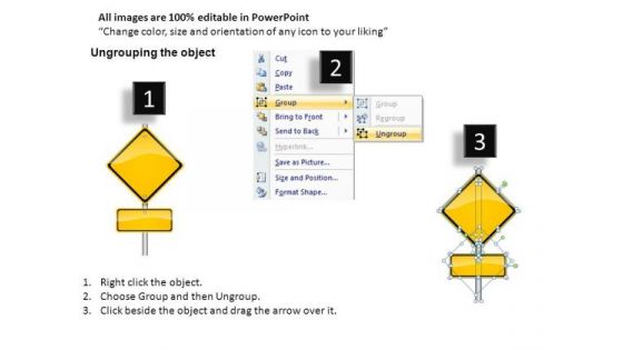 Guide Decisions Highways Signs 3 PowerPoint Slides And Ppt Diagram Templates