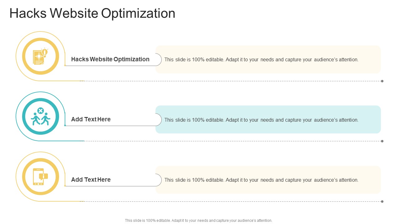 Hacks Website Optimization In Powerpoint And Google Slides Cpb