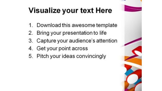 Halftone Colorful Beauty PowerPoint Themes And PowerPoint Slides 0411
