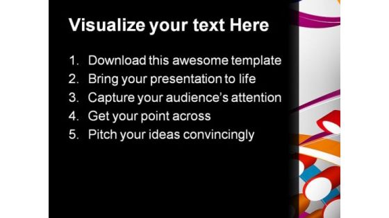 Halftone Colorful Beauty PowerPoint Themes And PowerPoint Slides 0411