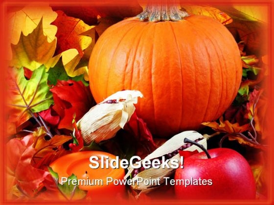 Halloween01 Nature PowerPoint Template 0610