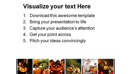 Halloween Collage Festival PowerPoint Themes And PowerPoint Slides 0511