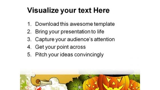 Halloween Holidays PowerPoint Template 1010