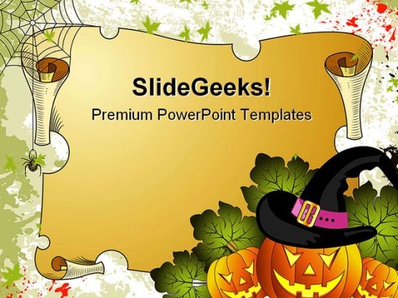 Halloween Holidays PowerPoint Template 1010