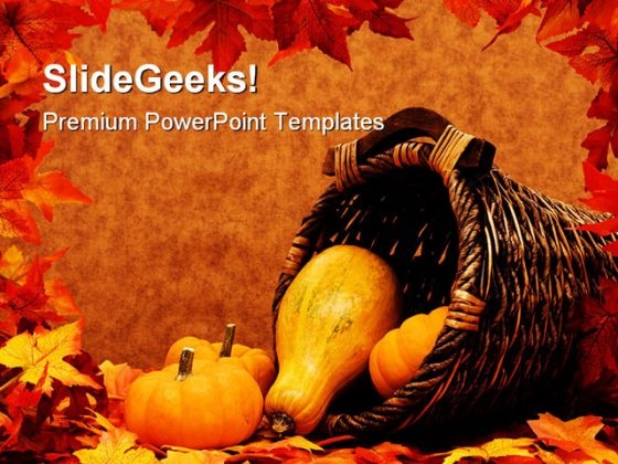 Halloween Nature PowerPoint Template 0610