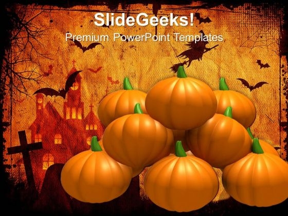 Halloween Pumpkins Festival PowerPoint Templates And PowerPoint Themes 0812