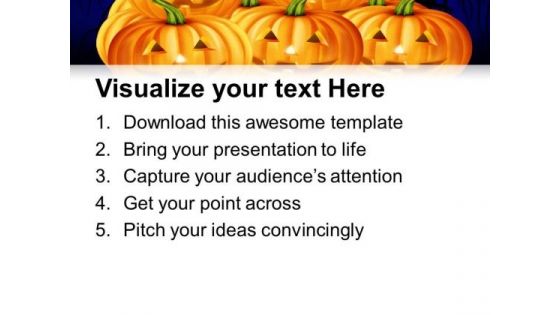 Halloween Pumpkins Vacation PowerPoint Templates And PowerPoint Themes 1012
