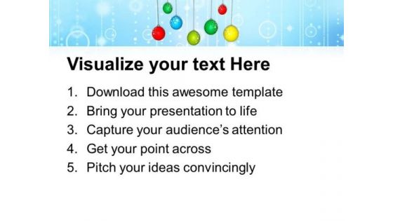 Hanging Colored Easter Eggs Full With Surprises PowerPoint Templates Ppt Backgrounds For Slides 0313